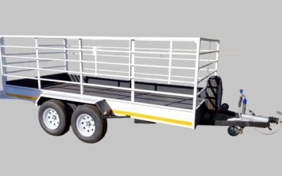 VTec 4.0m x 1.8m Tandem Braked Trailer with Rails